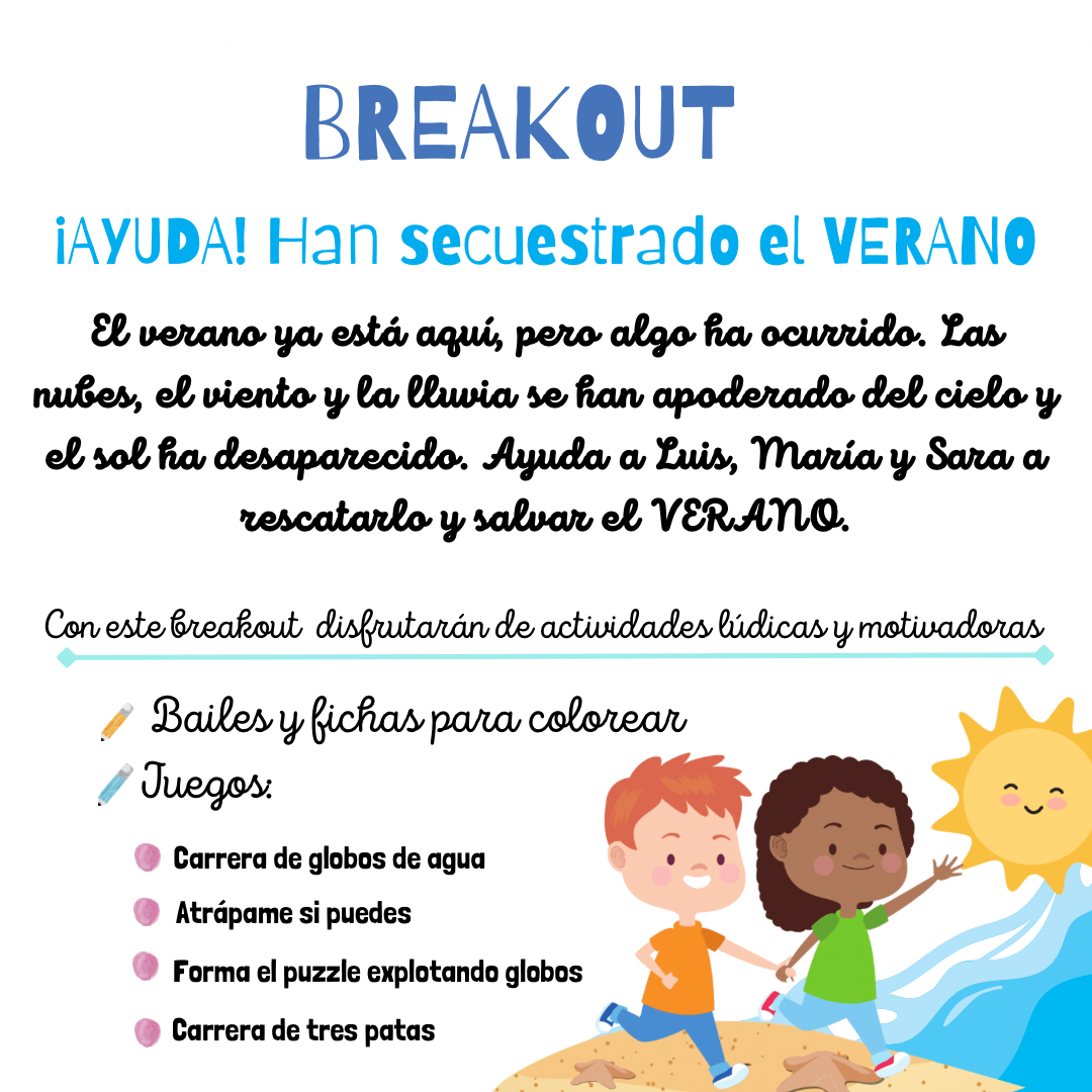 SECUESTRO DEL VERANO “BREAKOUT” | Cuadernillo Coleideando educación primaria