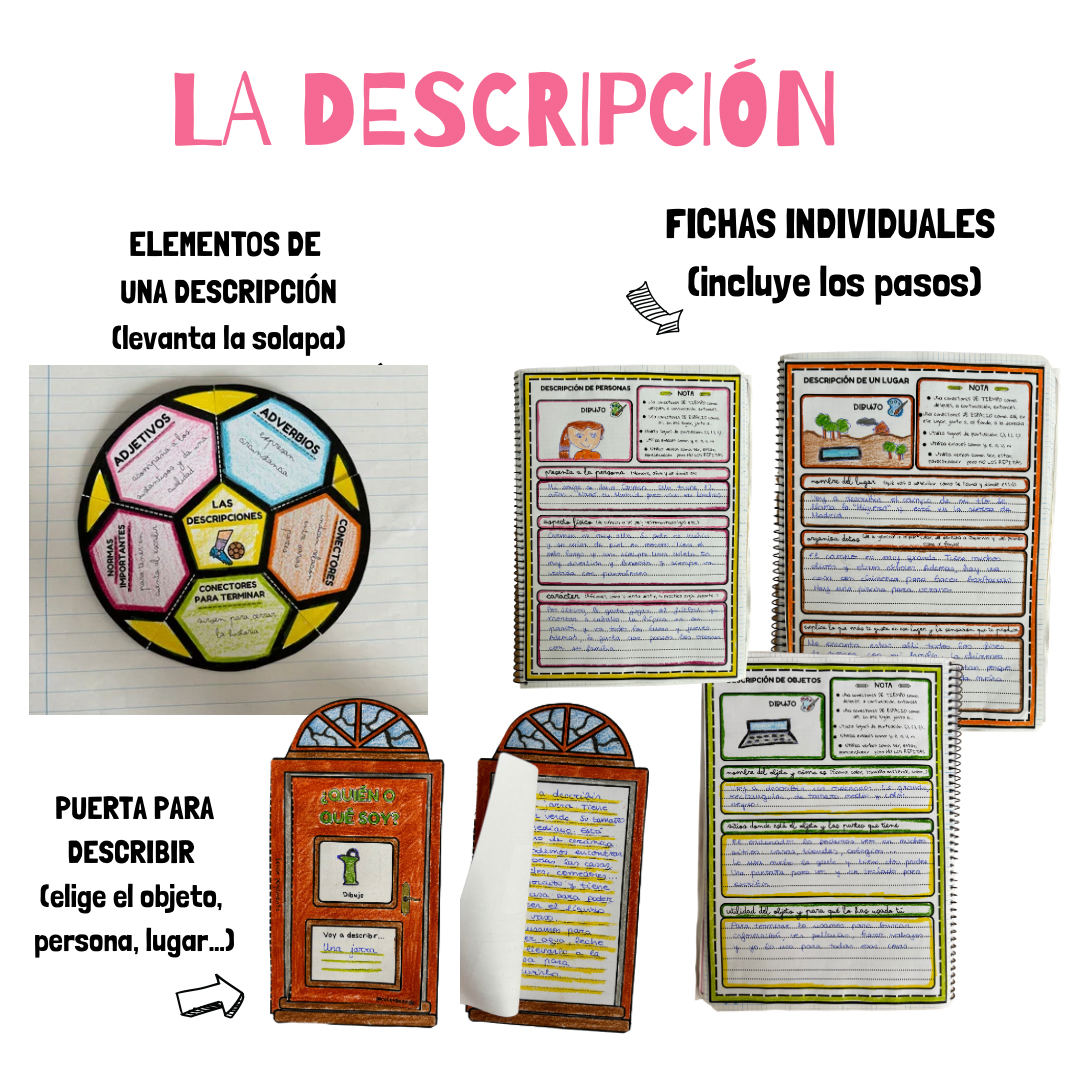 📸 LA DESCRIPCIÓN 📸 Cuadernillo Coleideando educación primaria