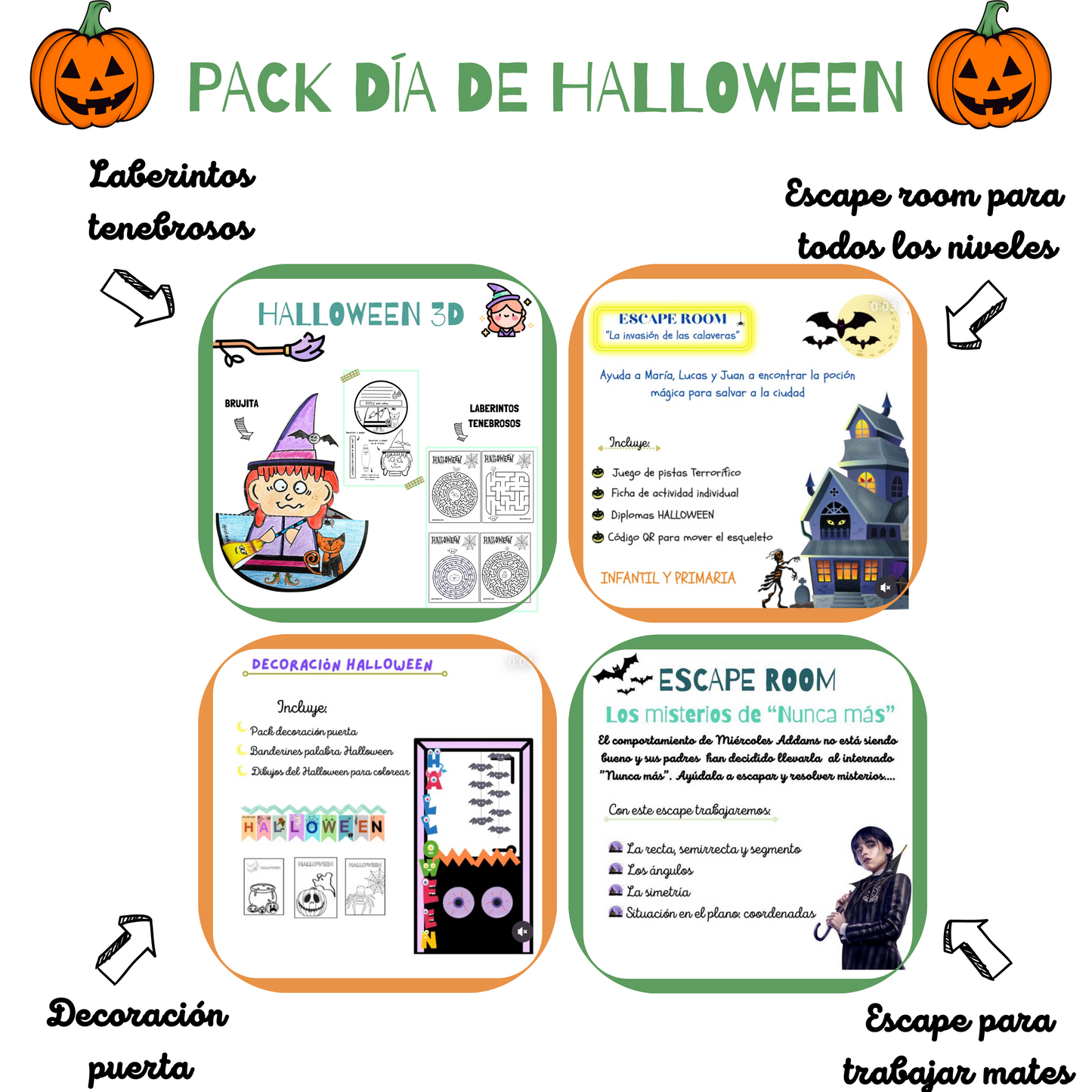 🎃 PACK DÍA DE HALLOWEEN 🎃