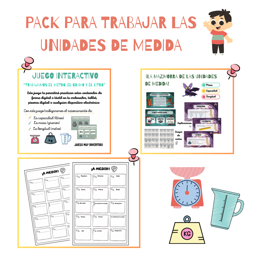 🌈🌈 SÚPER PACK de Unidades de Medida | Cuadernillo Coleideando para Educación Primaria 🌈🌈