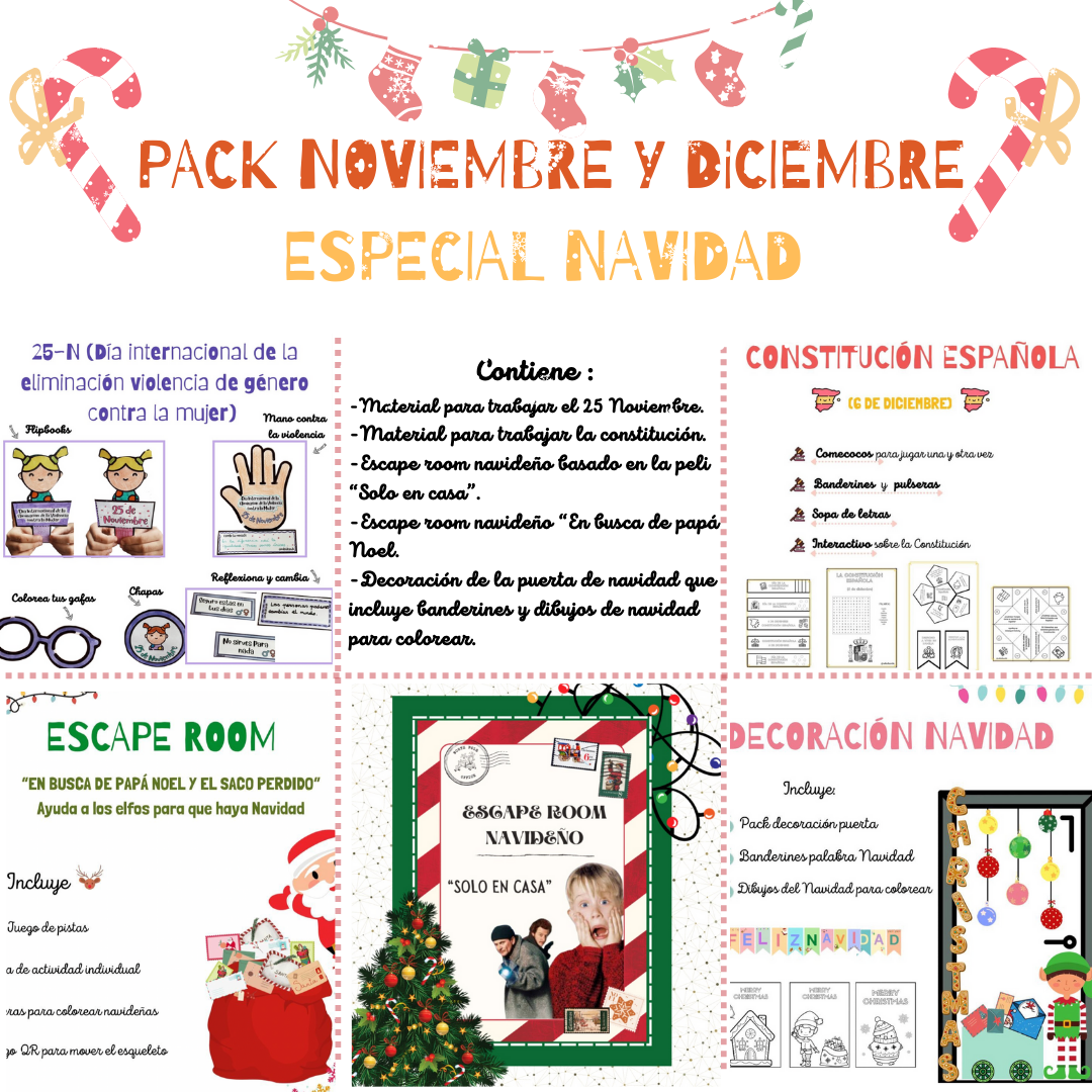 ❄️🟣🎅🏻 PACK NOVIEMBRE Y DICIEMBRE ❄️🟣🎅🏻 (ESPECIAL NAVIDAD)🎅🏻