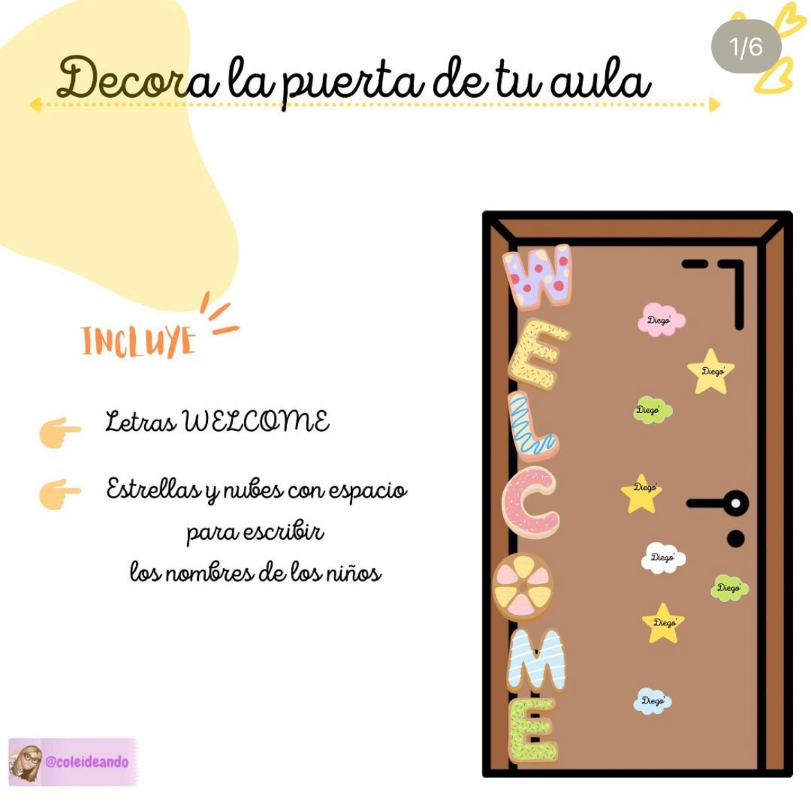 🔆DECORACIÓN PUERTA WELCOME🔆