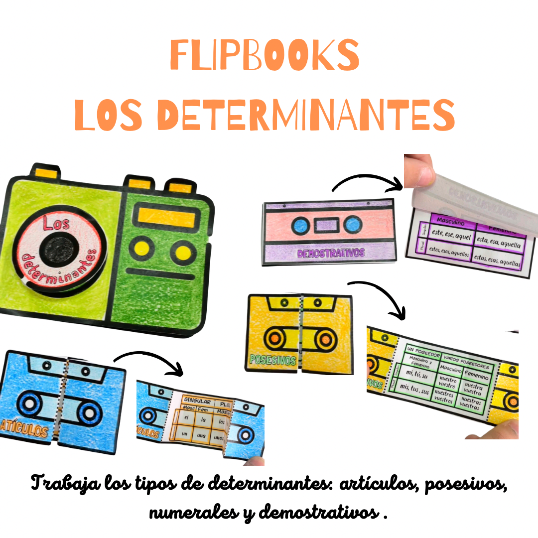 🥁🎸 Flipbooks LOS DETERMINANTES ~ Cuadernillo Coleideando educación primaria