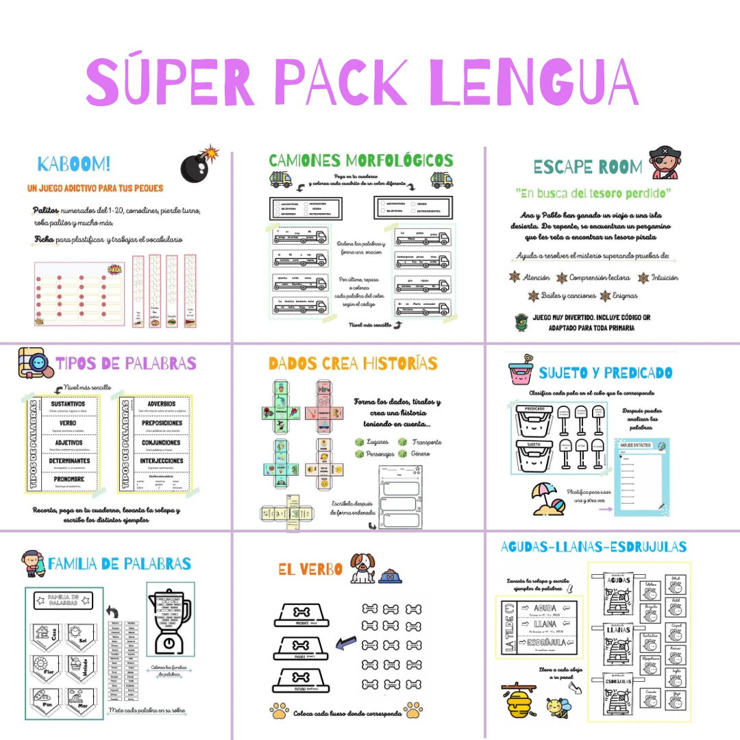 📒NUEVA SÚPER OFERTA PACK LENGUA📒 Cuadernillo Coleideando educación primaria