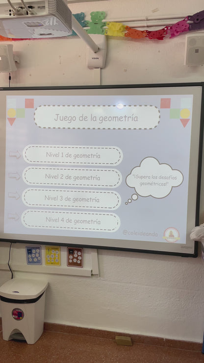 🟠📐JUEGO DIGITAL PARA TRABAJAR GEOMETRÍA📐🟠