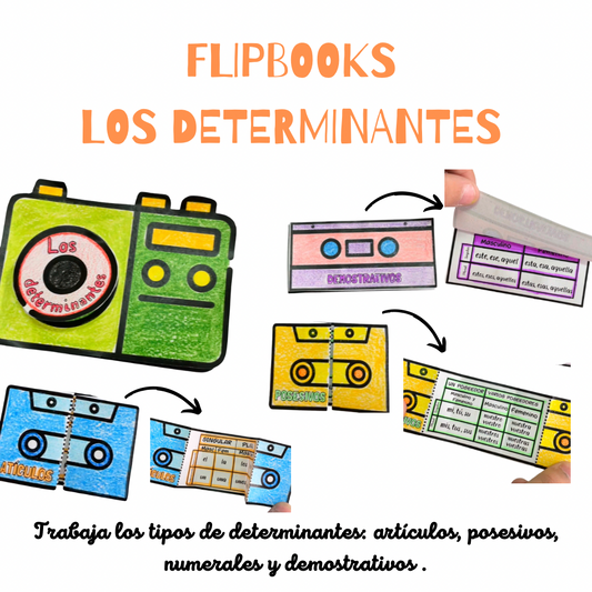 🥁🎸 Flipbooks LOS DETERMINANTES ~ Cuadernillo Coleideando educación primaria